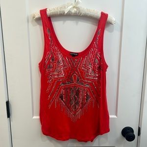 Express Sequin Tank Size Medium